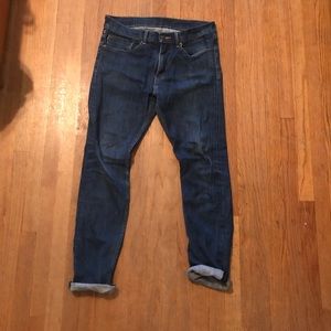 Levis High waisted 510 denim jeans. W34 L32.